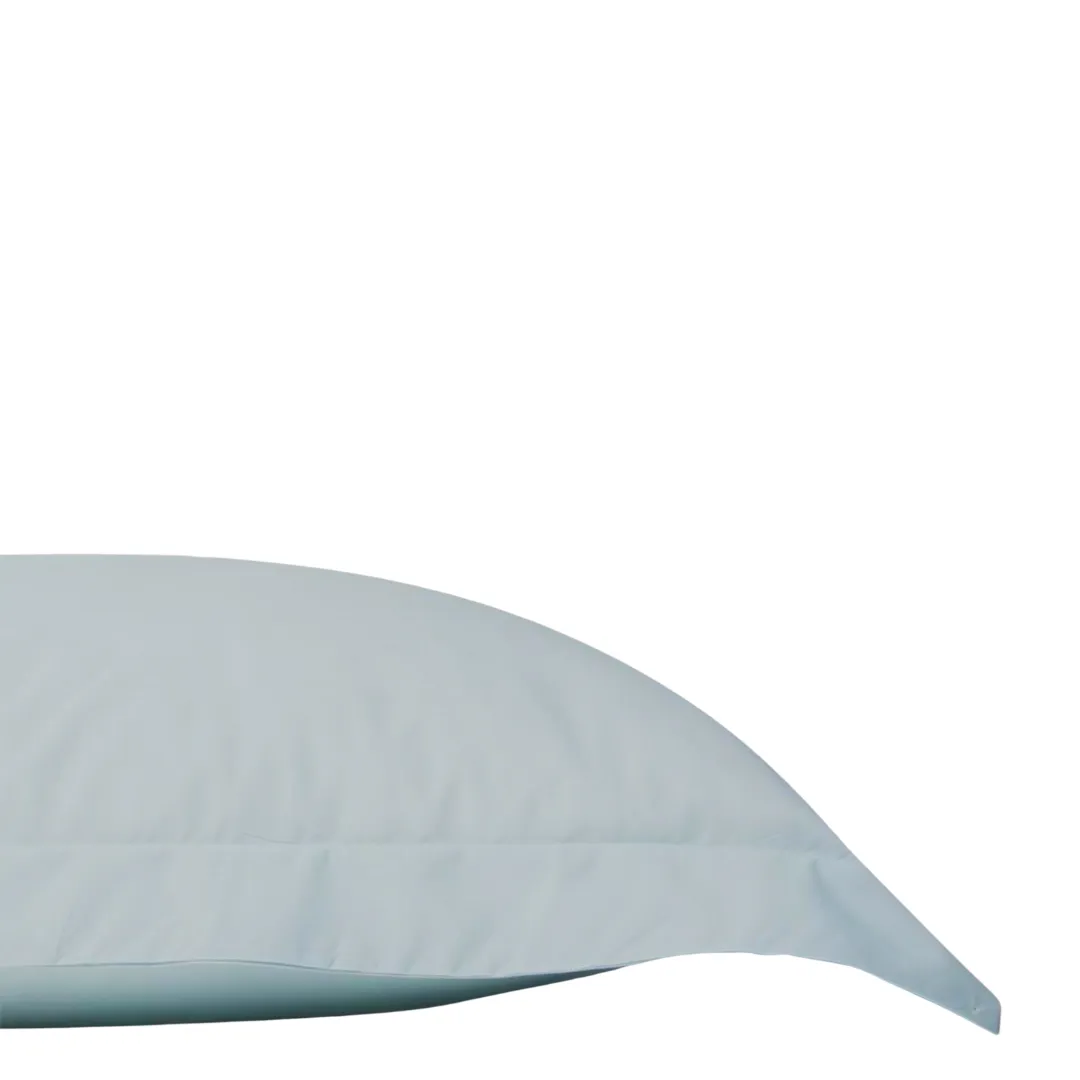 200 Thread Count Oxford 100% Cotton Percale Pillowcase - Duck Egg
