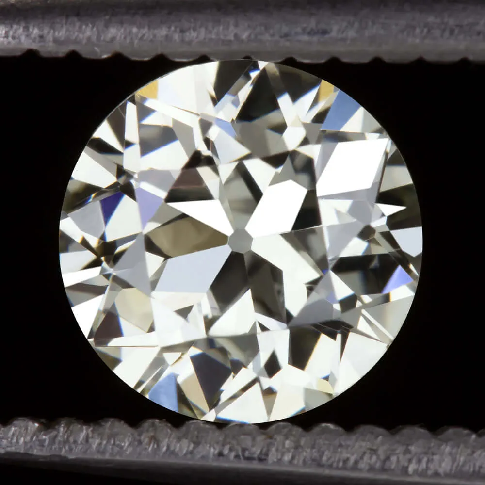 2.90ct CERTIFIED M-N VS2 OLD EUROPEAN CUT DIAMOND LOOSE NATURAL VINTAGE 3 CARAT