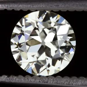 2.90ct CERTIFIED M-N VS2 OLD EUROPEAN CUT DIAMOND LOOSE NATURAL VINTAGE 3 CARAT