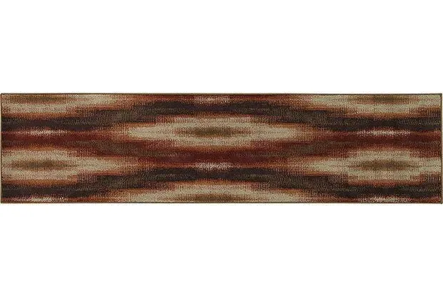Adrienne 4193B Grey/ Red Rug