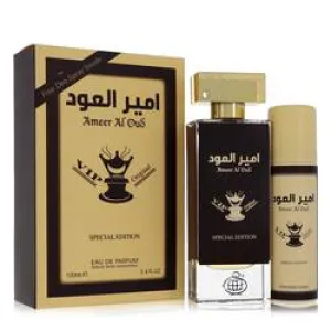 Ameer Al Oud Vip Original Special Edition 3.4 oz Eau De Parfum Spray   1.7 oz Deodorant Spray By Fragrance World