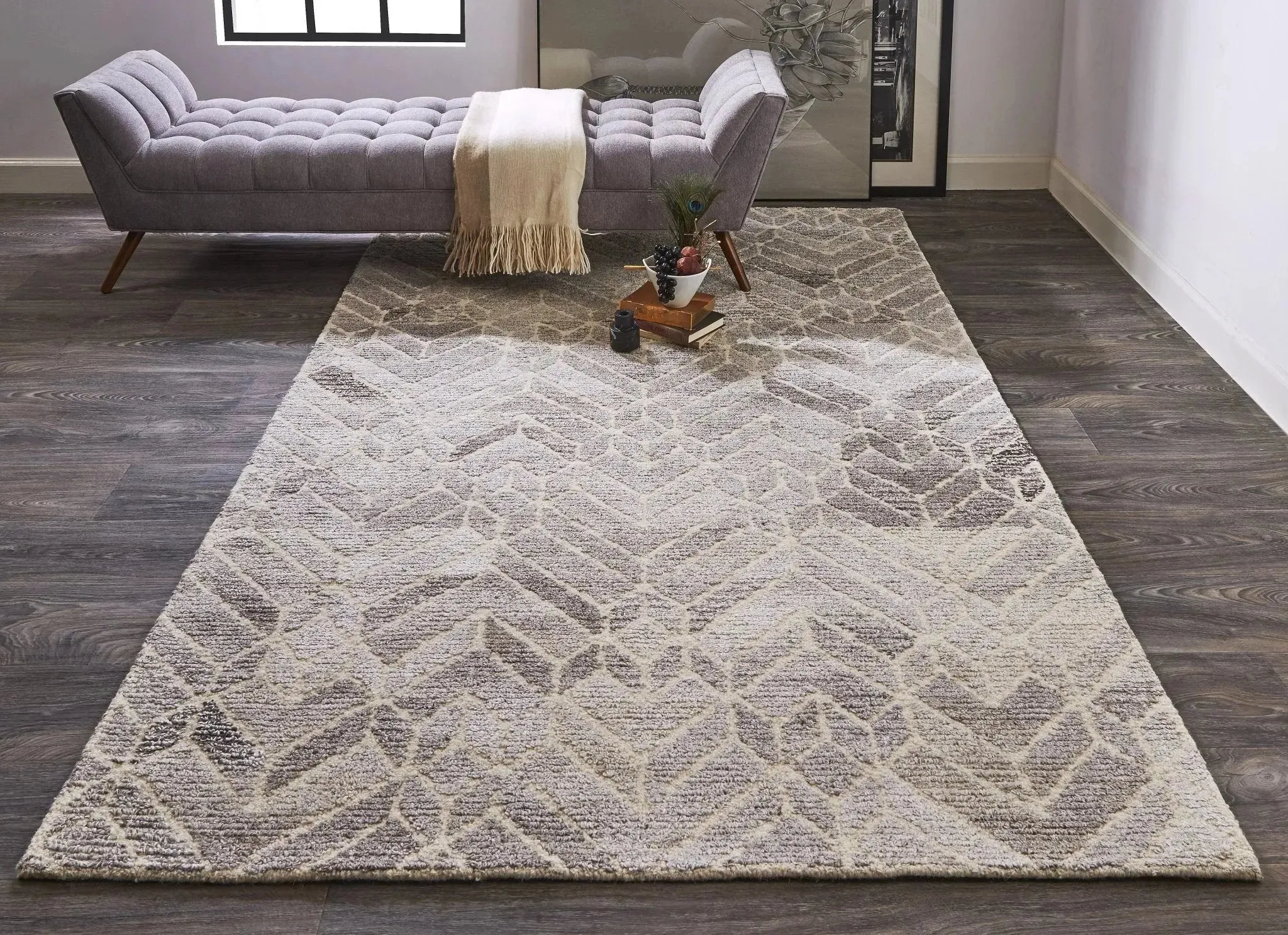 Asher 8638769F Grey/Natural Rug