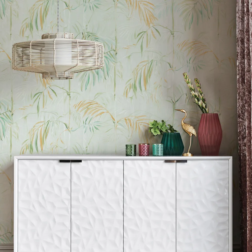 Bamboo Gardens Unpasted Wallpaper