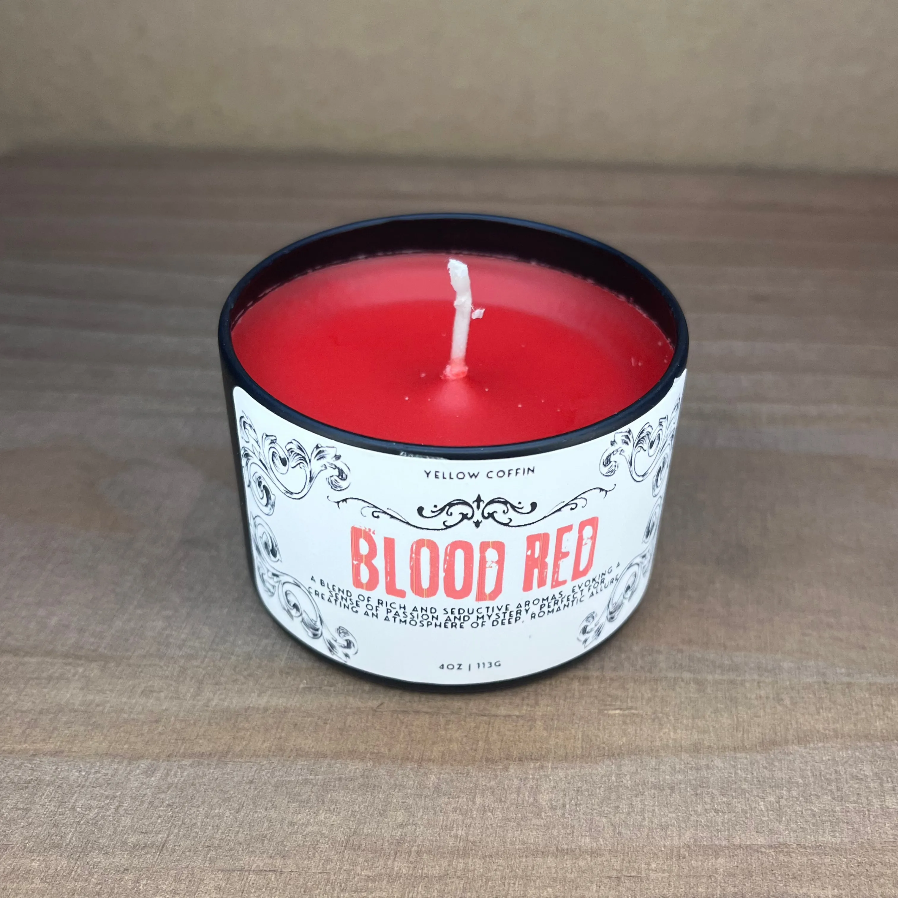 Blood Red Candle 4oz