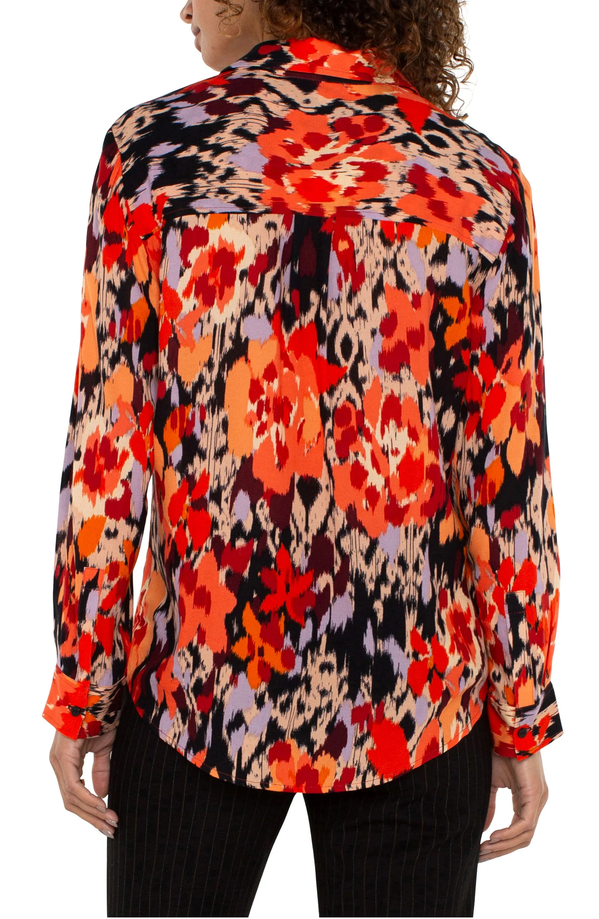 Button Up Woven Blouse (Liverpool)