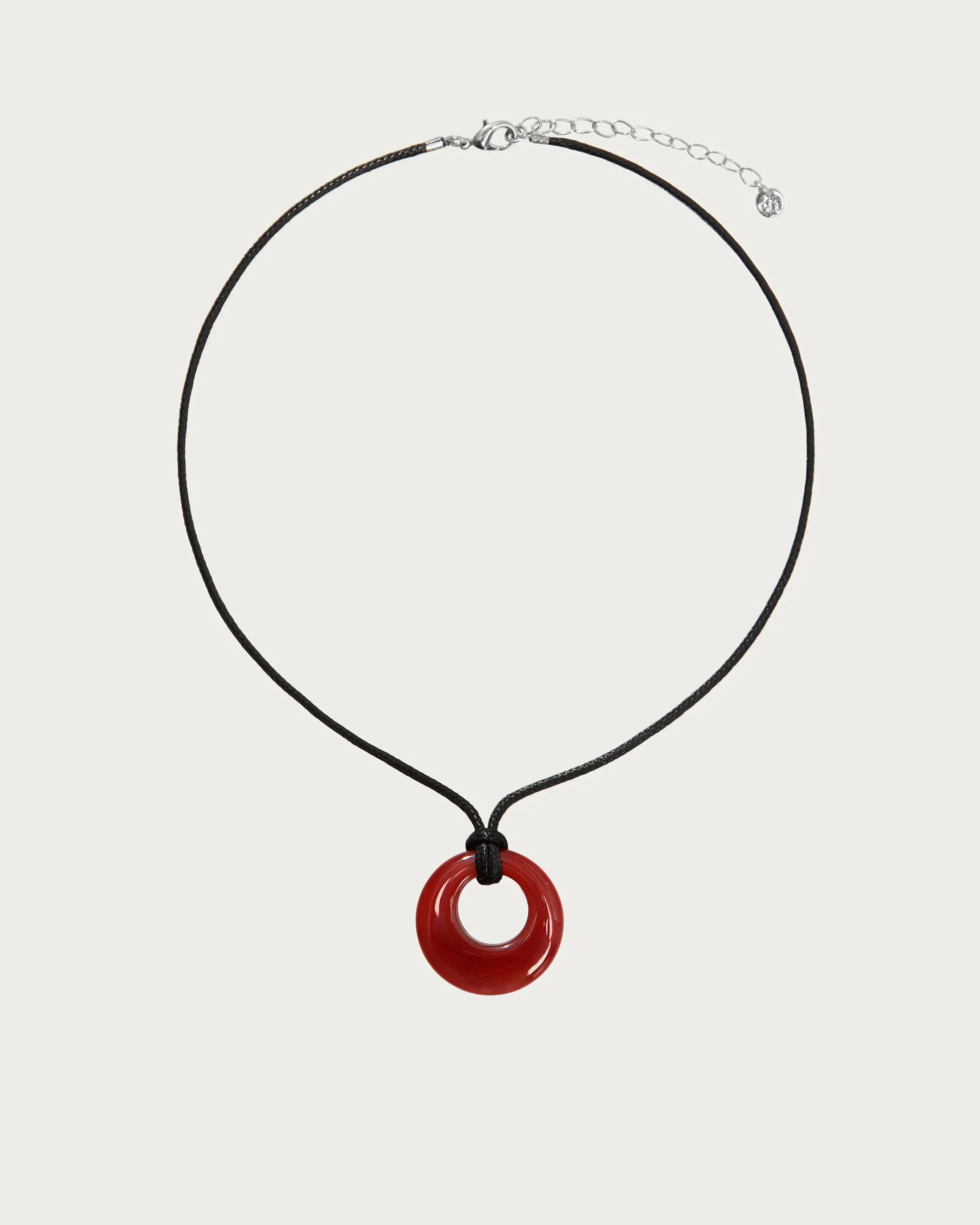 Carnelian Cord Necklace