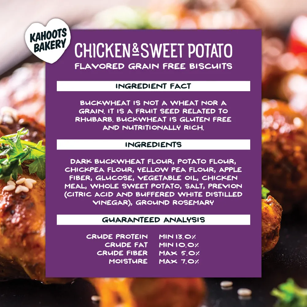 Chicken & Sweet Potato Biscuits