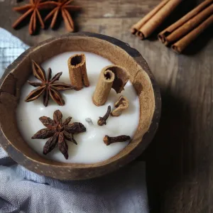 Cinnamon Roll Cocoshell Soy Wax Candle