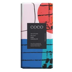 COCO Chocolatier - 'Isle of Skye Sea Salt' Dark Chocolate (80G)