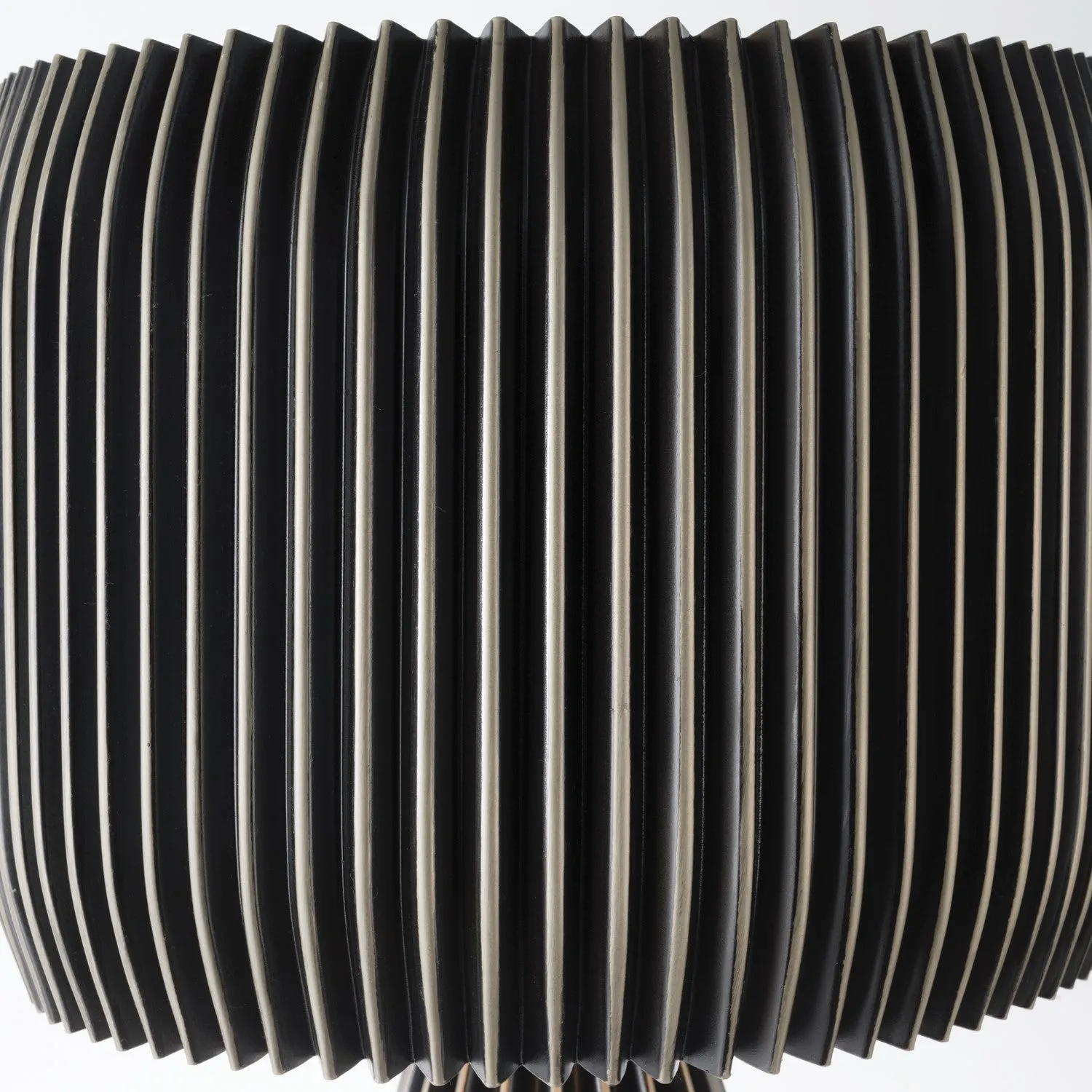 Crimp Table Lamp - Antique Nickel