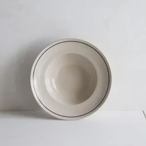 Deep Bowl Line Noir - Classical Stoneware