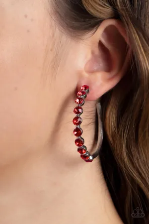 Earrings Photo Finish - Red E2066