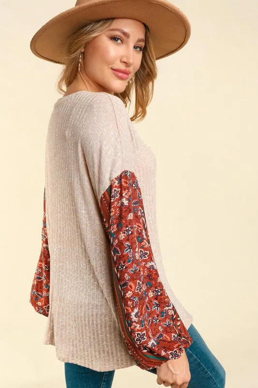Falling For You Oversized Top