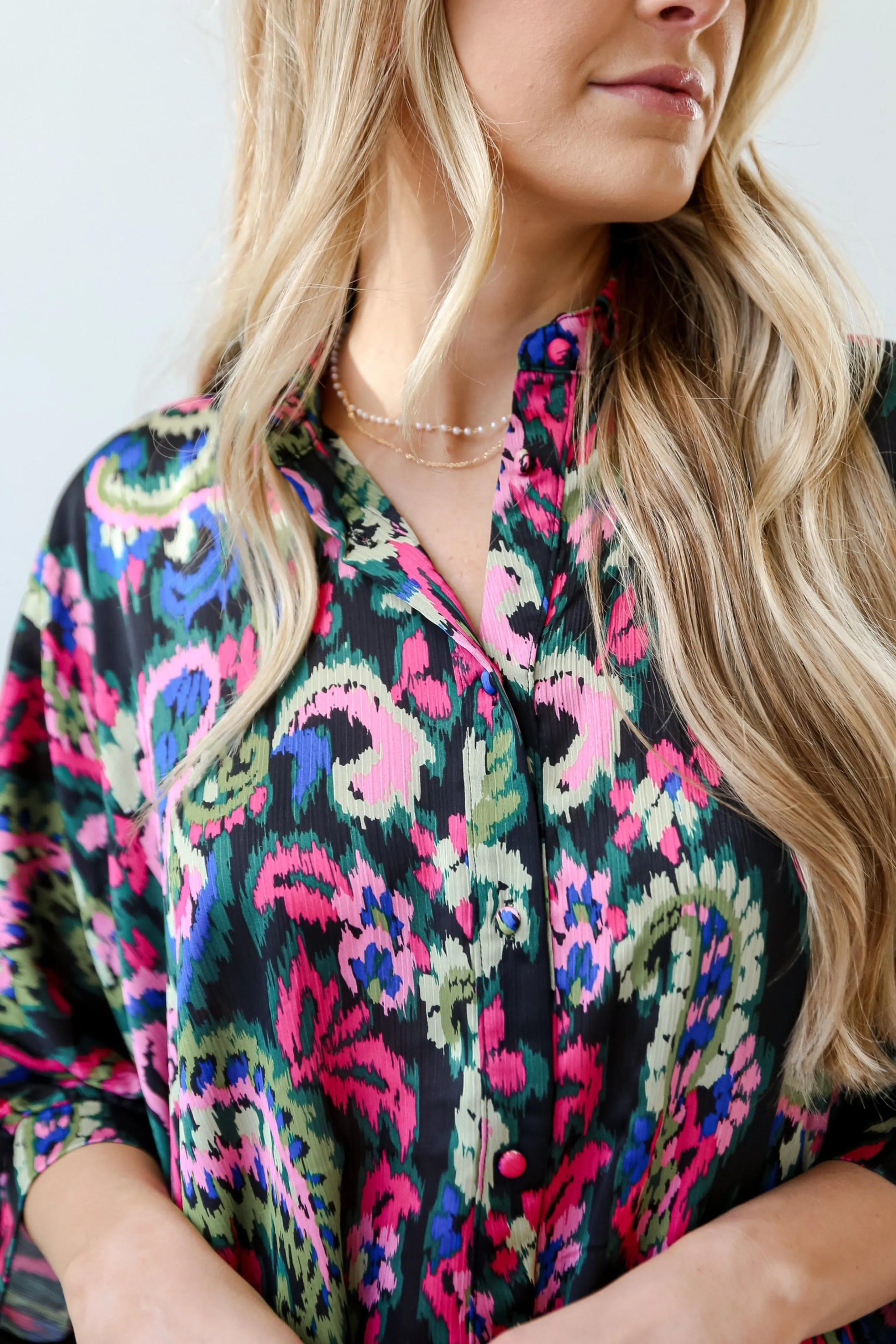 FINAL SALE - Artistically Chic Black Oversized Blouse