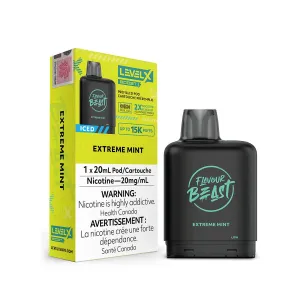 Flavour Beast Boost G2 Level X Extreme Mint Iced Disposable Vape Pod