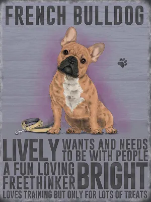 French Bulldog Sign