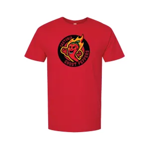 Ghost Peppers Round Logo Red T-Shirt