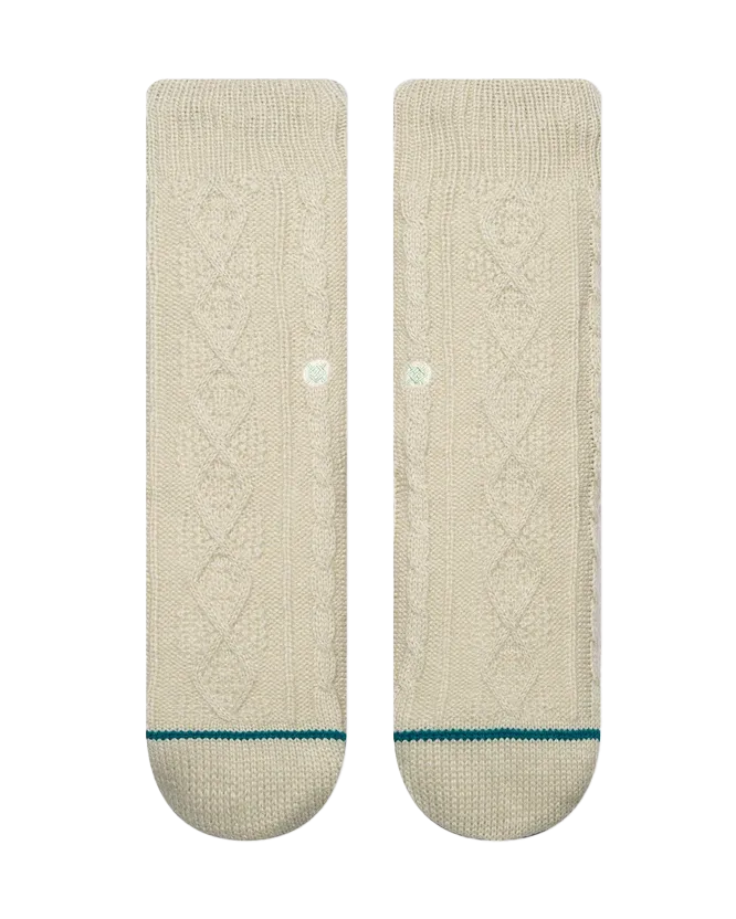 Glacier Slipper Socks in Light Blue