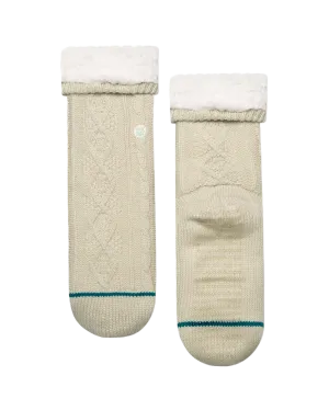 Glacier Slipper Socks in Light Blue