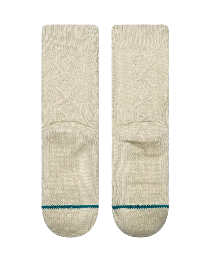 Glacier Slipper Socks in Light Blue