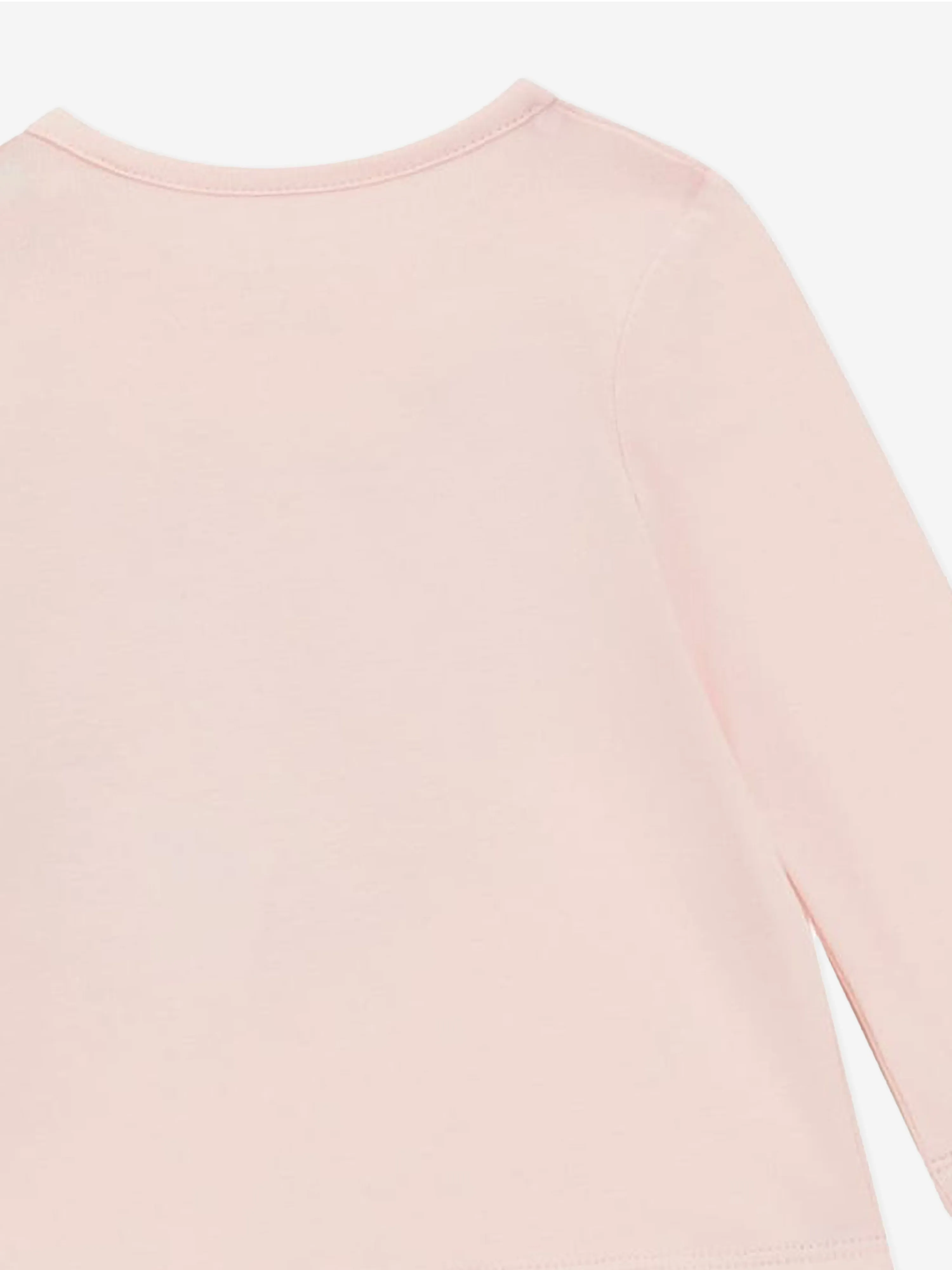 Guess Baby Girls Long Sleeve Logo T-Shirt in Pink
