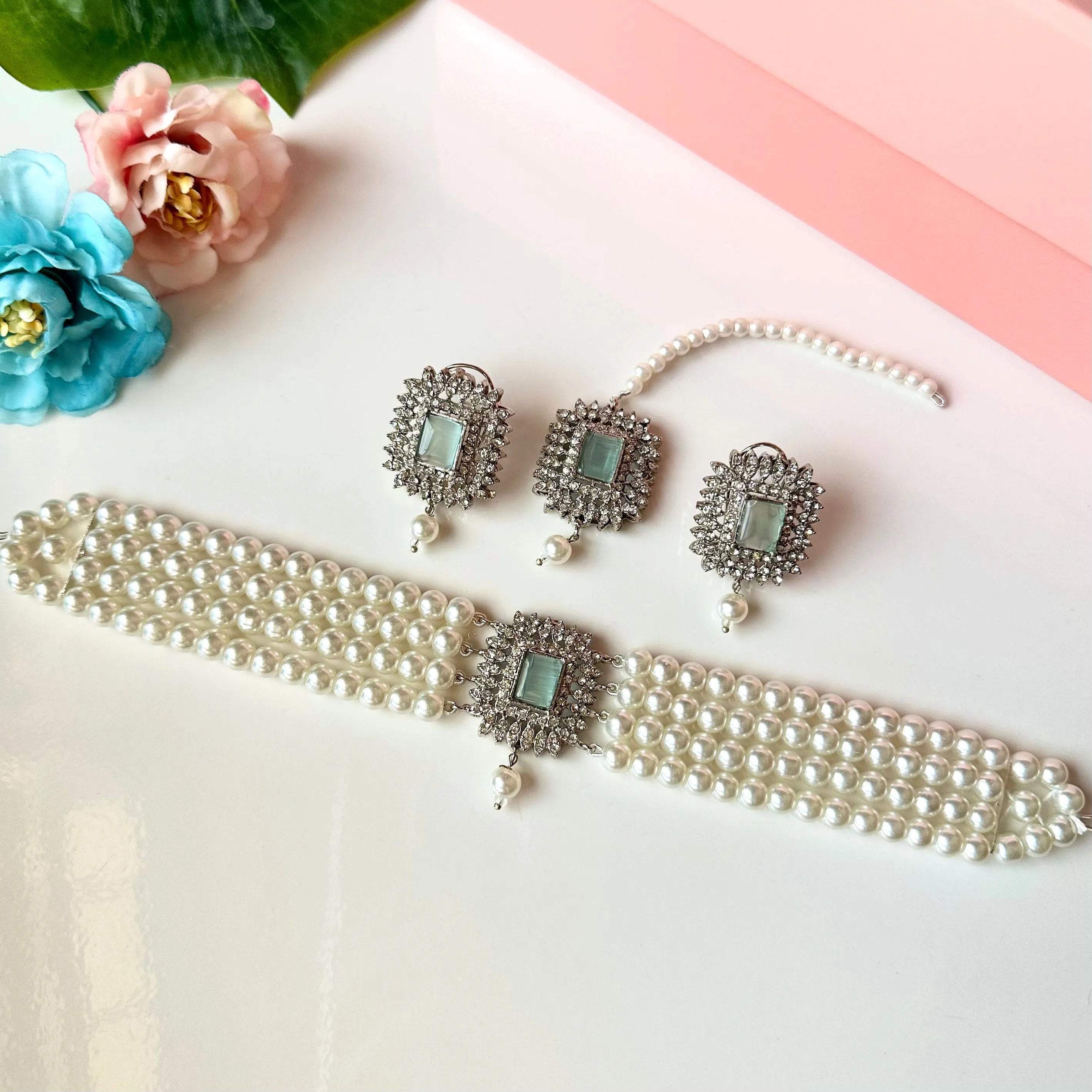 Hamna (Silver Mint Green)
