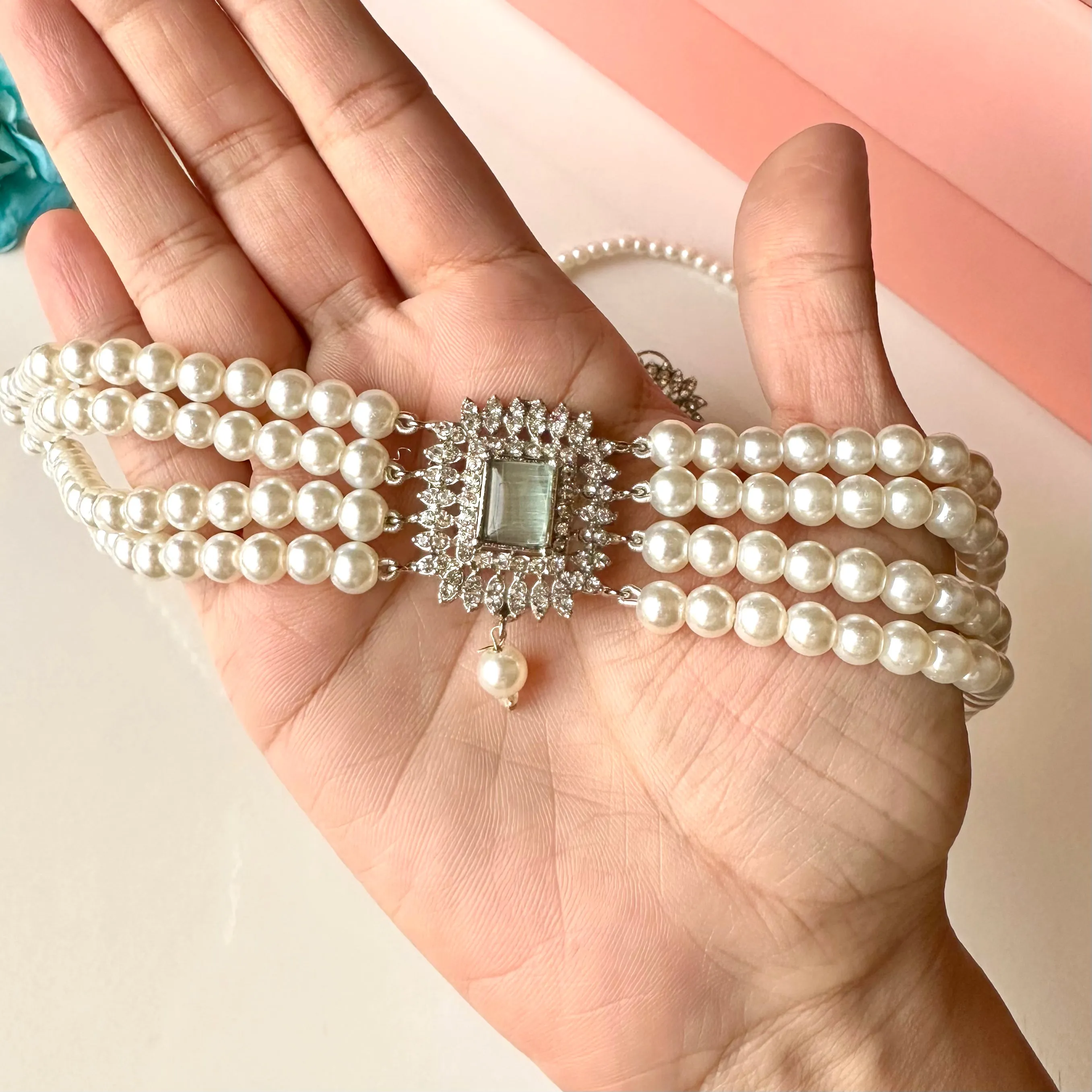 Hamna (Silver Mint Green)
