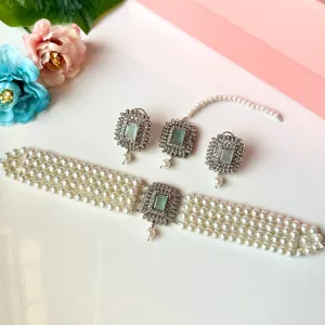 Hamna (Silver Mint Green)
