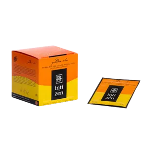 Inti Zen Golden Chai - Indian Black Tea Turmeric Ginger & Cinnamon (box of 15 tea bags)