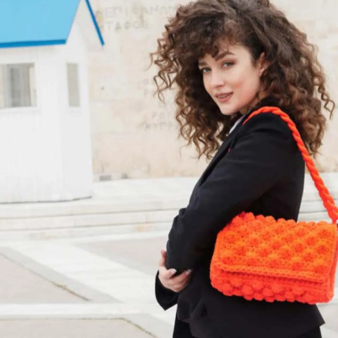 Lulu K Bubbles Bag - Orange