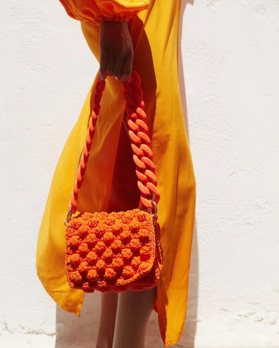 Lulu K Bubbles Bag - Orange