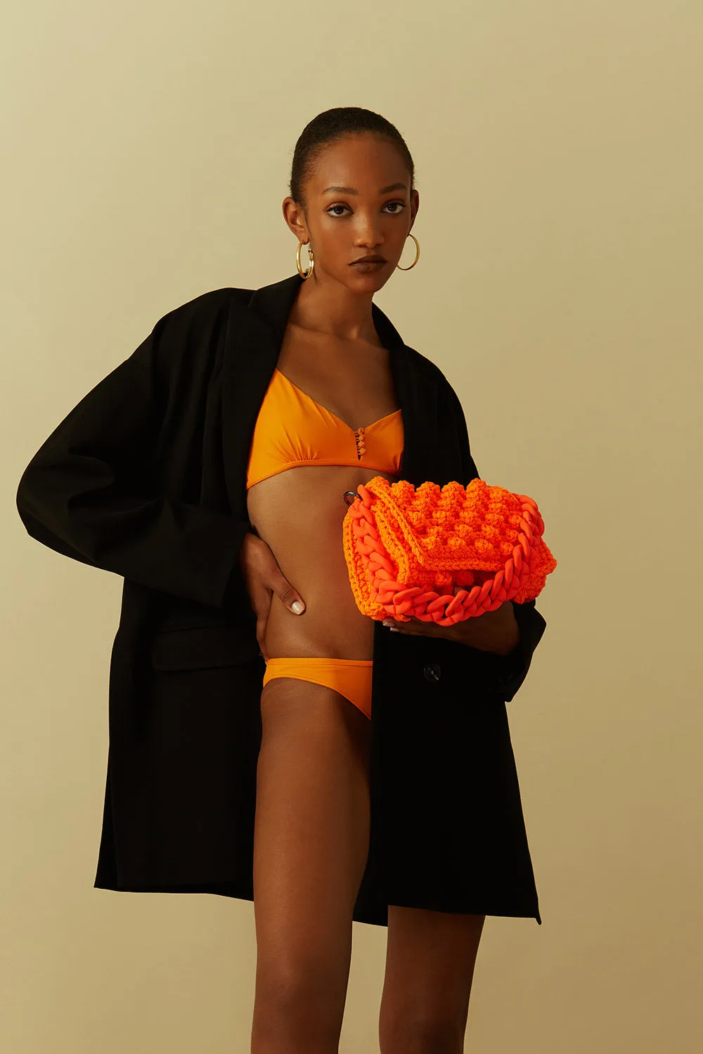 Lulu K Bubbles Bag - Orange
