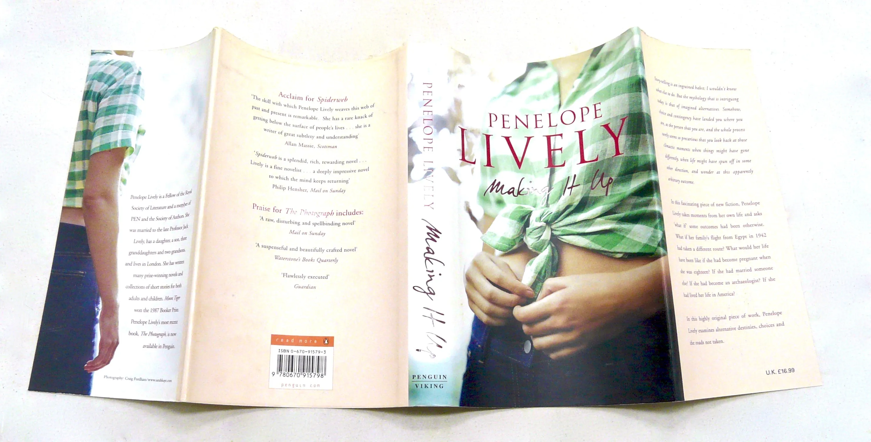 Making It Up by Penelope Lively - Signed