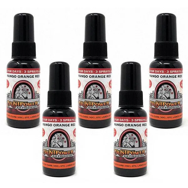 Mango Orange Red Air Freshener Bundle (5 Pack)