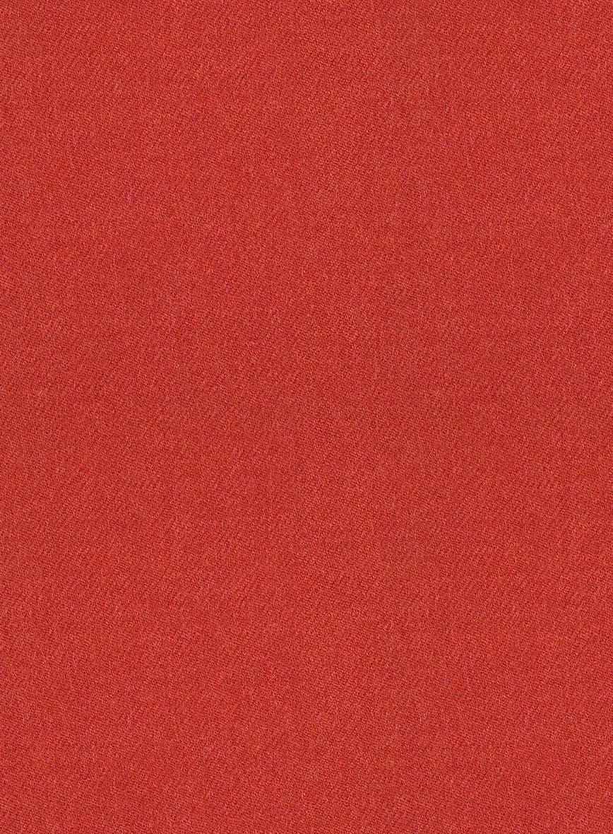 Naples Fiery Orange Tweed Suit