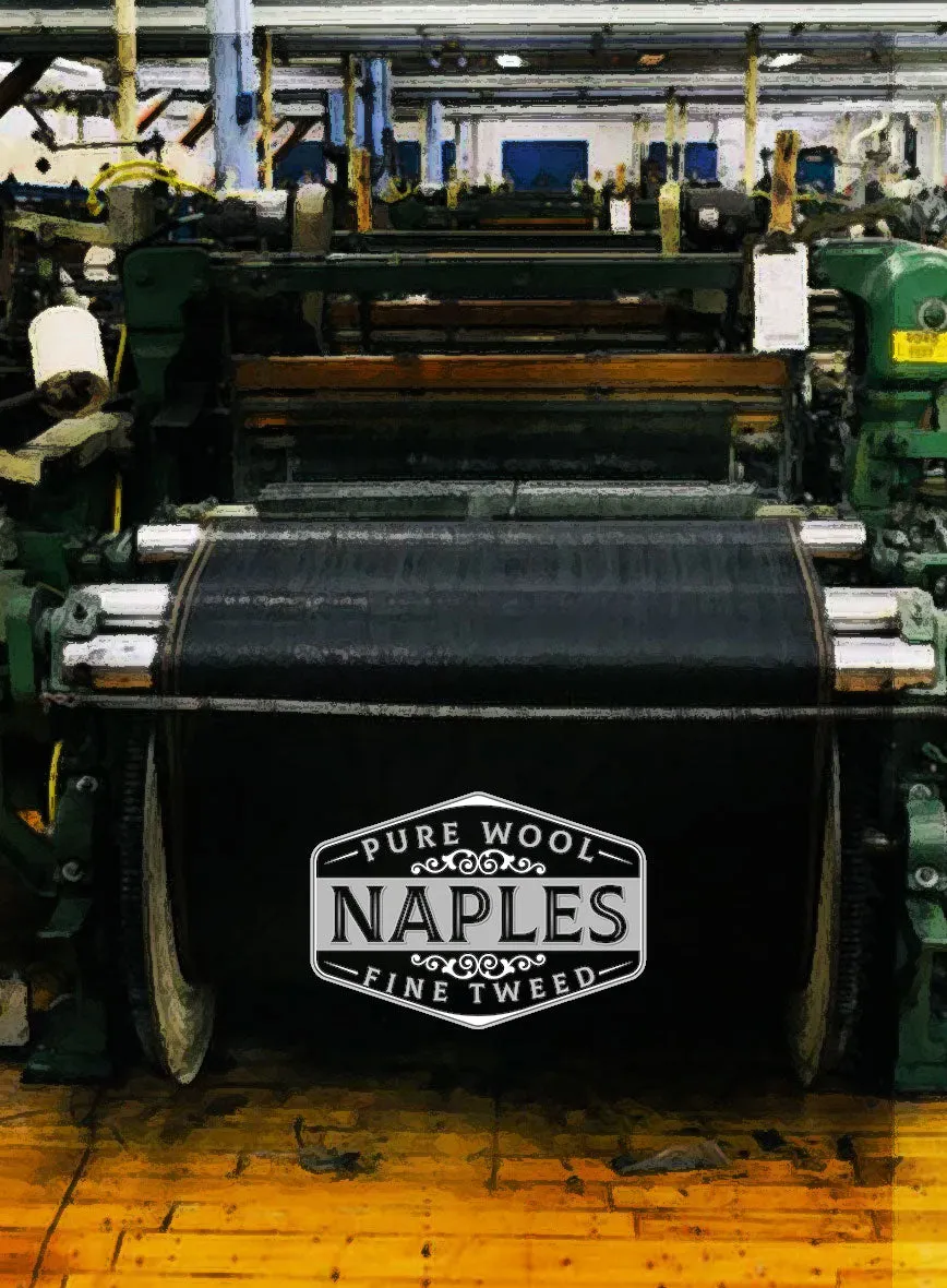 Naples Fiery Orange Tweed Suit