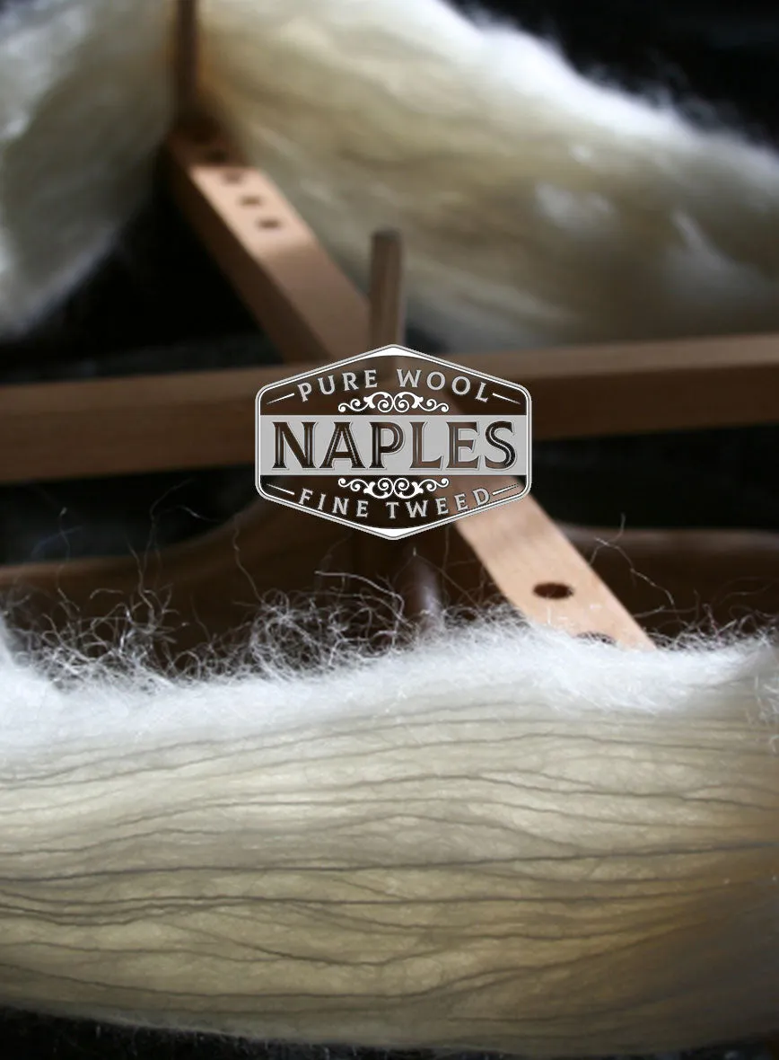 Naples Fiery Orange Tweed Suit