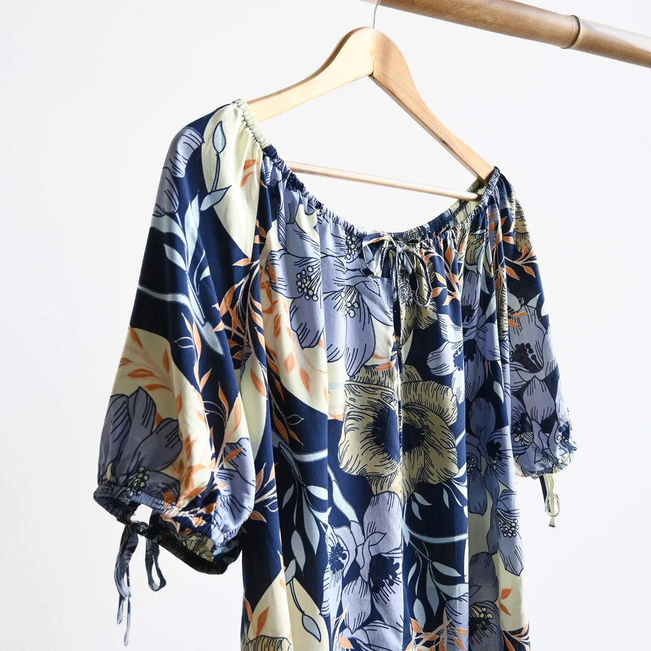 New Season Peasant Blouse - Moon Flower