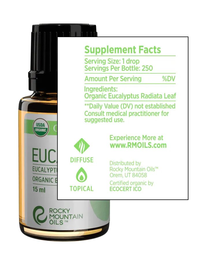 Organic Eucalyptus Essential Oil