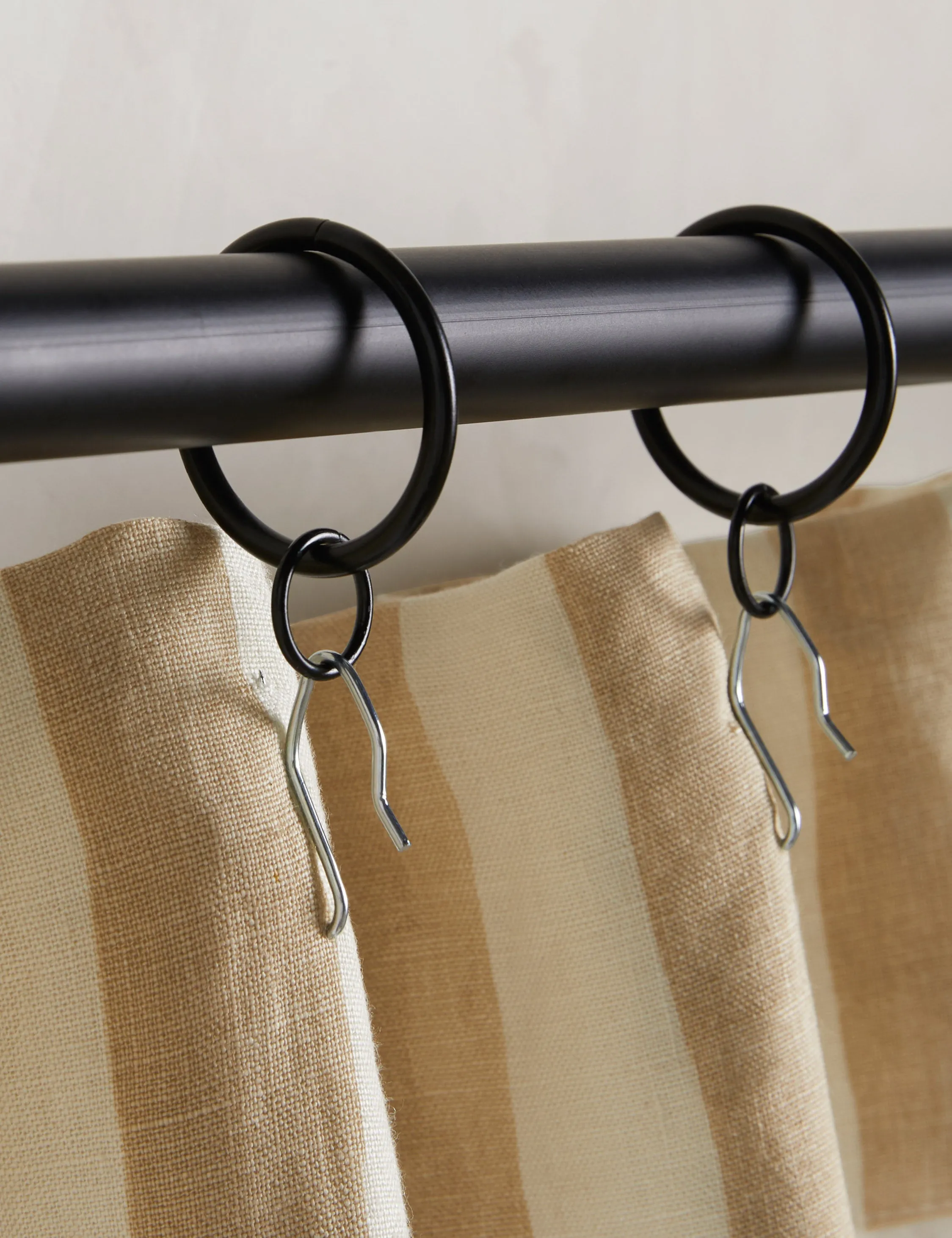 Painterly Stripe Linen Curtain Panel by Sarah Sherman Samuel