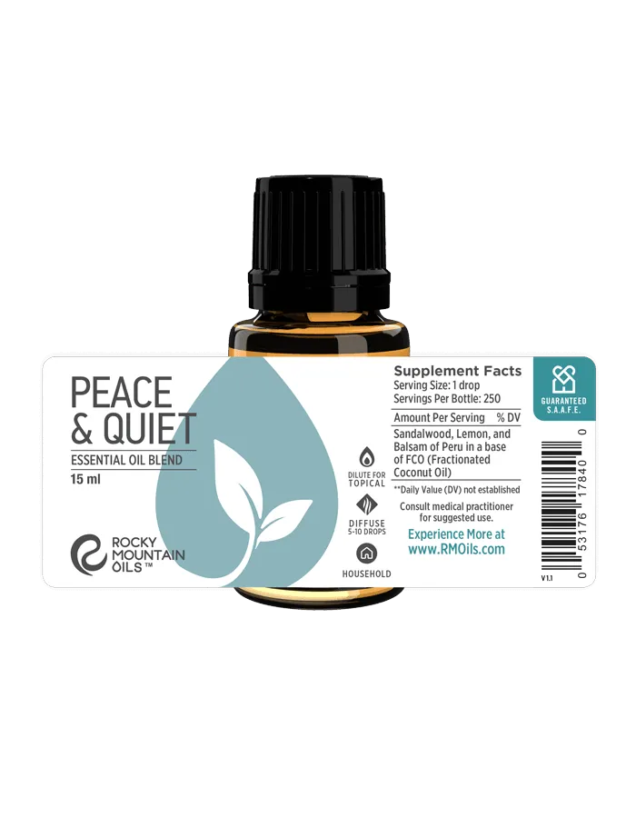 Peace & Quiet Essential Oil Blend