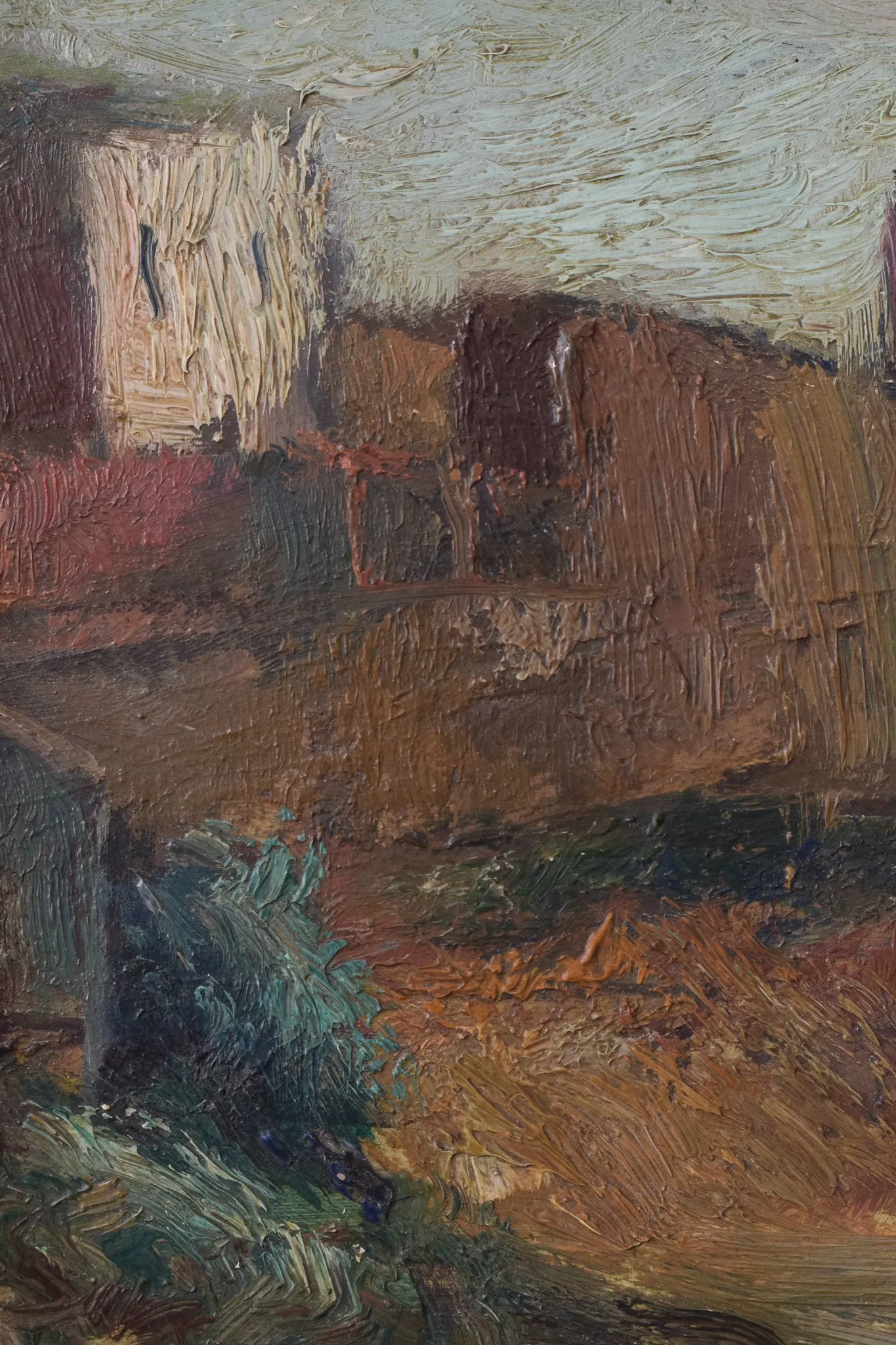 Post-Impressionist - Village Landscape
