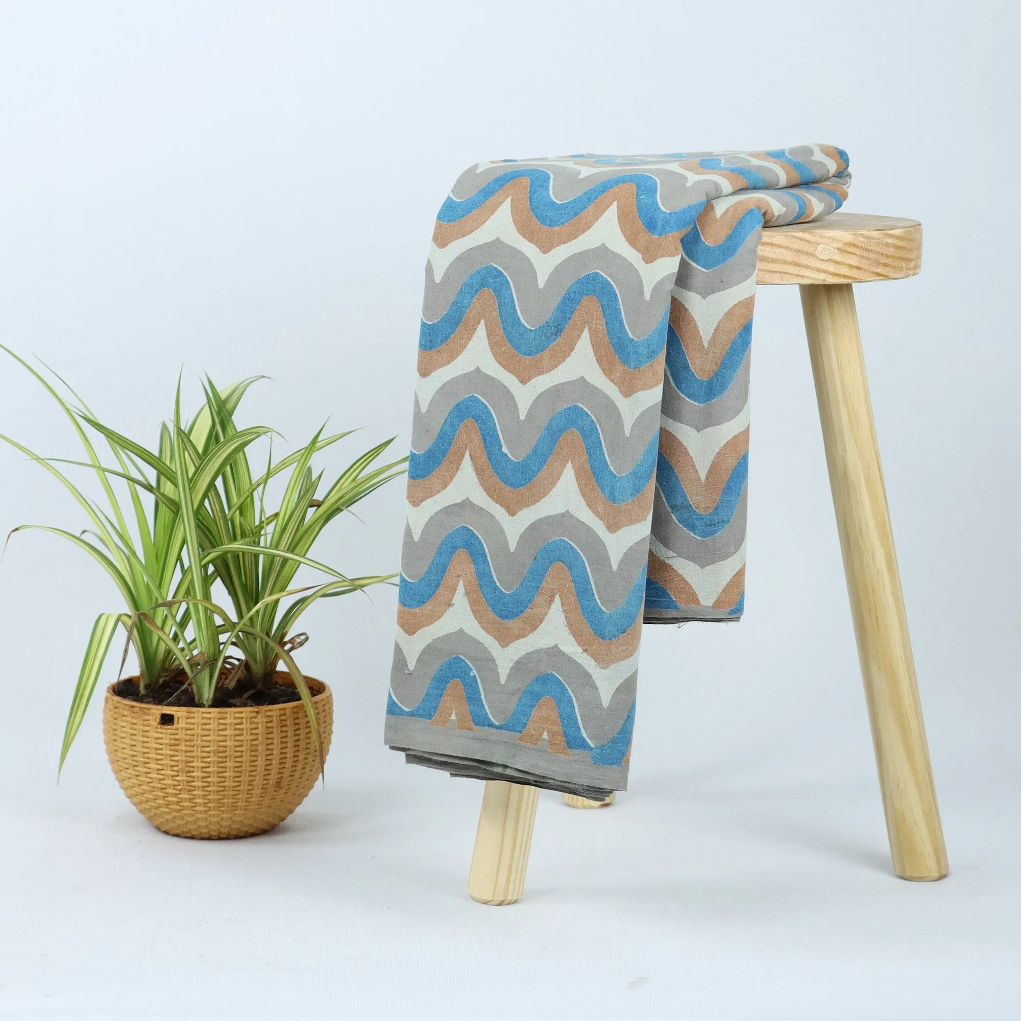 Premium Soft Multicolor Block Print Fabric Online