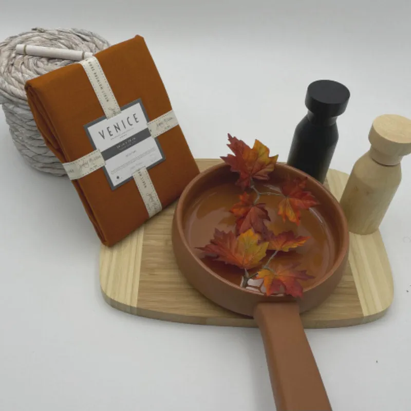 RANS Venice Linen Terracotta Napkin Set