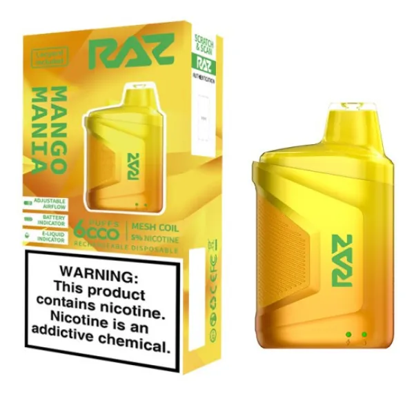 RAZ CA6000 6000 Puffs 10mL 50mg Disposable