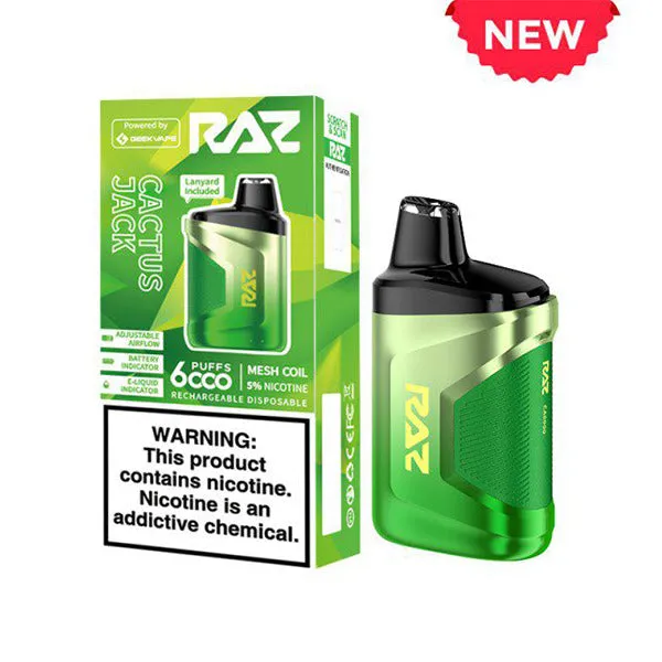 RAZ CA6000 6000 Puffs 10mL 50mg Disposable