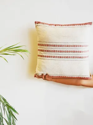 Saanjh Modern & Minimal Cushion Cover Natural And Terra
