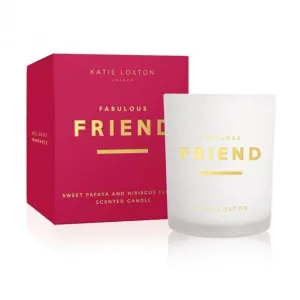 Sentiment Fabulous Friend Sweet Papaya And Hibiscus Flower Candle KLC159