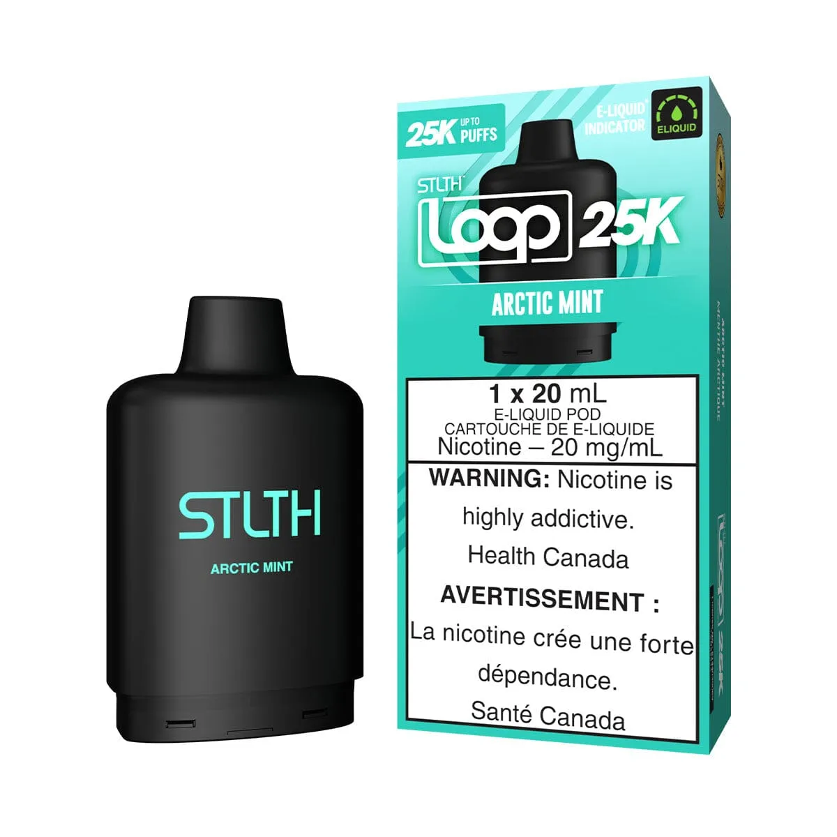 STLTH Loop 25K Arctic Mint Disposable Vape Pod