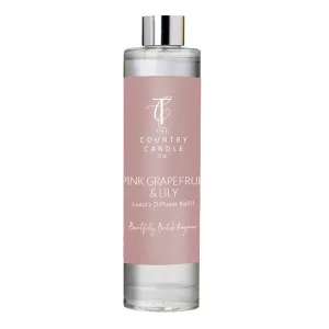The Country Candle Co 200ml Pastels Pink Grapefruit & Lily Diffuser Refill